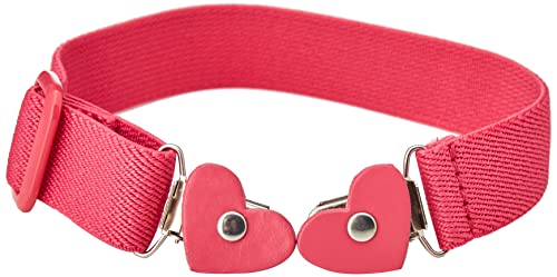 Playshoes Elastik-Gürtel Herz-clip Uni Unisex Kinder, Pink Herz ,116-140 von Playshoes