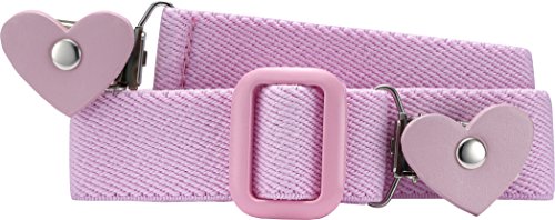 Playshoes Elastik-Gürtel Herz-clip Uni Apparel,Rosa,116-140 von Playshoes