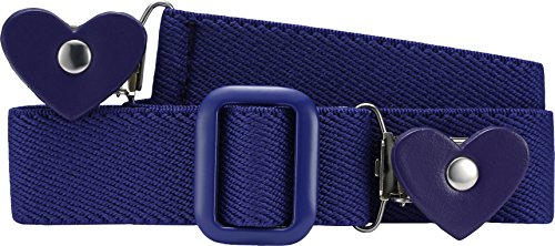 Playshoes Elastik-Gürtel Herz-clip Uni Unisex Kinder, Lila Herz ,116-140 von Playshoes