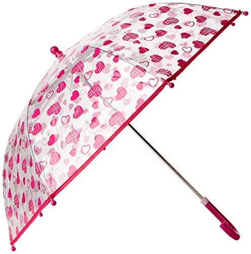 Playshoes Unisex Kinder Regenschirm Stockschirm mit kindgerechtem Mechanismus, Herzchen, original Playshoes Unisex Kinder Regenschirm Stockschirm mit kindgerechtem Mechanismus, Herzchen, original von Playshoes