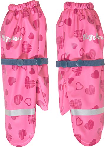 Playshoes Apparel Matsch-Handschuhe Matschhandschuh mit Fleece-Futter Herzchen, pink, 3 (ca. 4-6 Jahre) von Playshoes