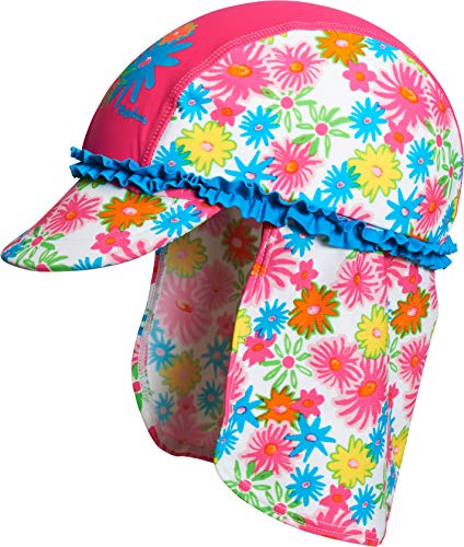 Playshoes Mädchen UV-Schutz Mütze Blumenmeer 461159, 18 - Mehrfarbig, 49 von Playshoes