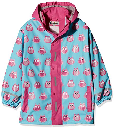 Playshoes Wind- und wasserdicht Regenmantel Regenbekleidung Unisex Kinder,Eulen,104 von Playshoes