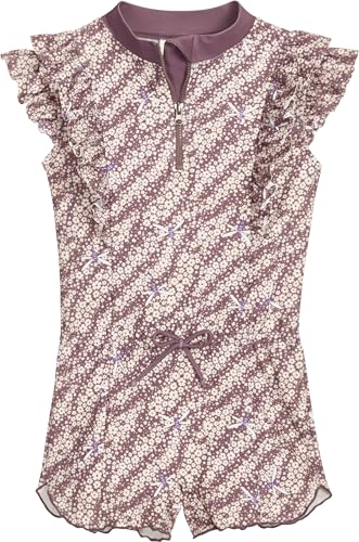 Playshoes Mädchen Schwimmanzug Sonnenanzug, Blümchen Lila, 74-80 von Playshoes