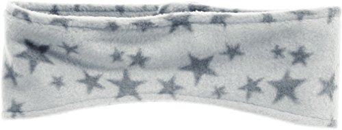 Playshoes Unisex Kinder Fleece-Stirnband Winter-Stirnband, grau Sterne, one size von Playshoes