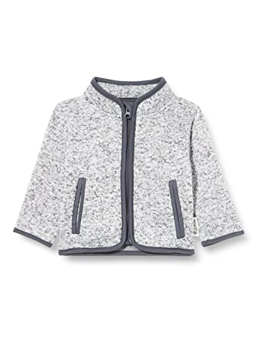 Playshoes Unisex Kinder Fleece-Jacke Outdoor-Oberteil, grau Strickfleece, 116 von Playshoes