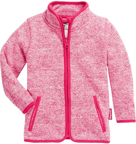 Playshoes Fleece-Jacke Unisex Kinder Outdoor-Oberteil, pink Strickfleece, 98 von Playshoes