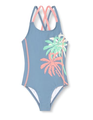 Playshoes Mädchen UV-Schutz Badeanzug Schwimmanzug Badebekleidung, Palmen, 134/140 von Playshoes