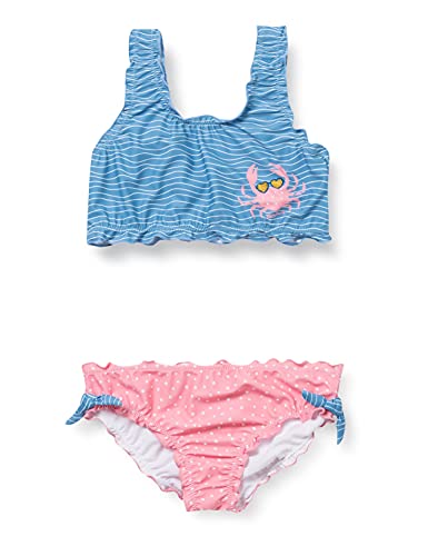 Playshoes Mädchen UV-Schutz Bikini Badeanzug Schwimmanzug Badebekleidung, Krebs, 134/140 von Playshoes