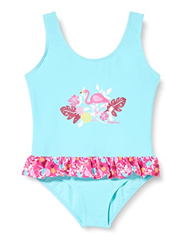 Playshoes Mädchen UV-Schutz Badeanzug Schwimmanzug Badebekleidung, Flamingo, 122/128 von Playshoes
