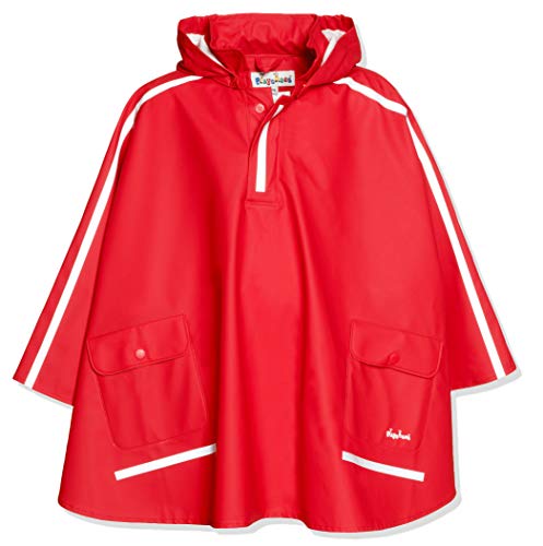 Playshoes Regen-cape Langer Rücken Unisex Kinder,Rot,116 von Playshoes