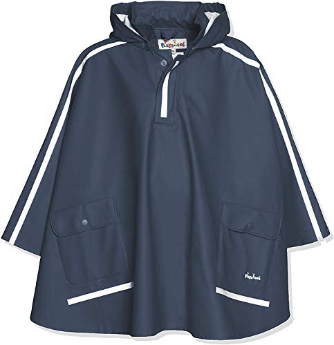 Playshoes Unisex Kinder Regen-cape Langer Rücken Regen-cape Langer Rücken marine 140 von Playshoes