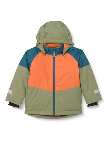 Playshoes Schnee-jacke Color Block Unisex Kinder Schneejacke, Color Block Petrol, 104 von Playshoes