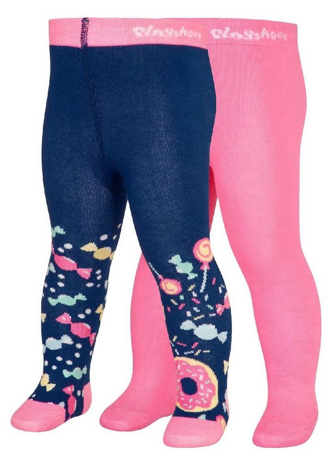 Playshoes Strickstrumpfhose Strumpfhose Bonbons 2er Set von Playshoes