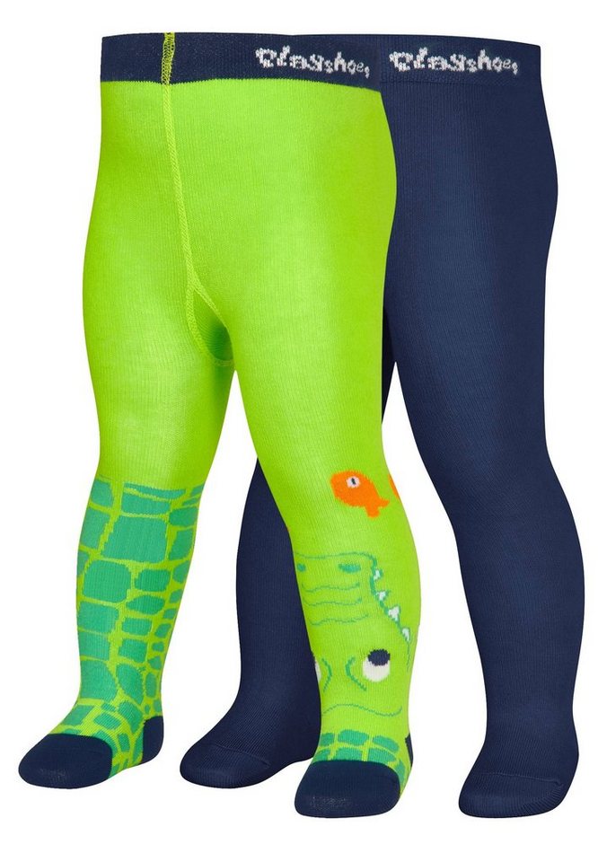 Playshoes Strumpfhose Strumpfhose Krokodil 2er Set von Playshoes