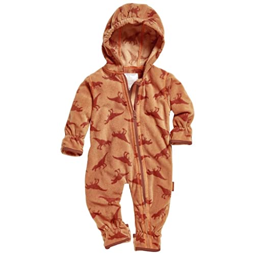 Playshoes Unisex Kinder Fleece-Overall Jumpsuit, Dinos, 62 von Playshoes