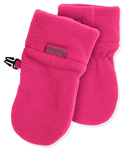 Playshoes Unisex Kinder Fleece-fäustlinge Fleece-Baby-Fäustlinge, Rosa, 0-6 Monate von Playshoes