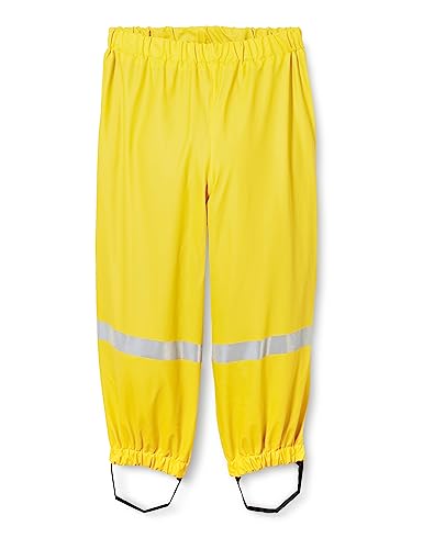 Playshoes Wind- und wasserdichte Regenhose Regenbekleidung Unisex Kinder,Gelb Bundhose,92 von Playshoes