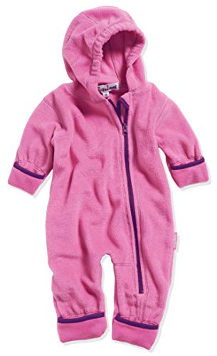 Playshoes Unisex Kinder Fleece-Overall Jumpsuit, pink, 86 von Playshoes