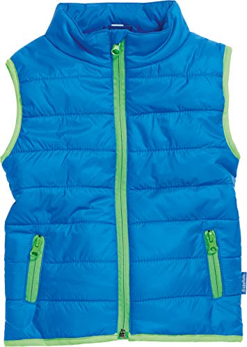 Playshoes Unisex Kinder Steppweste Outdoor-Jacke, Blau, 80 EU von Playshoes