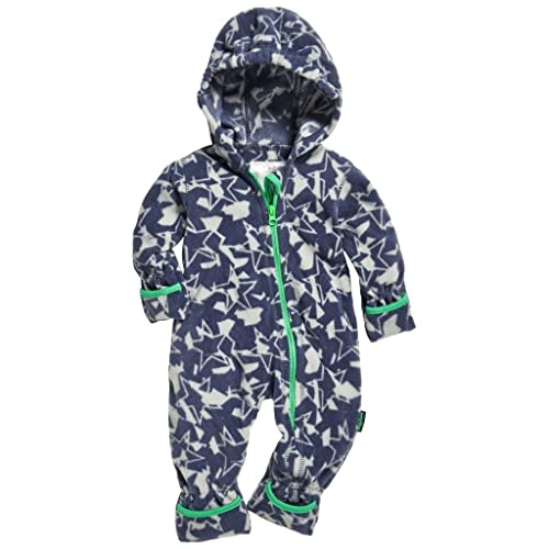 Playshoes Unisex Kinder Fleece-Overall Jumpsuit, Sterne, 62 von Playshoes