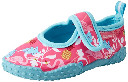 Playshoes Unisex Kinder Aquaschuhe Aqua-Schuhe Flamingo, Türkis Flamingo, 30/31 EU von Playshoes