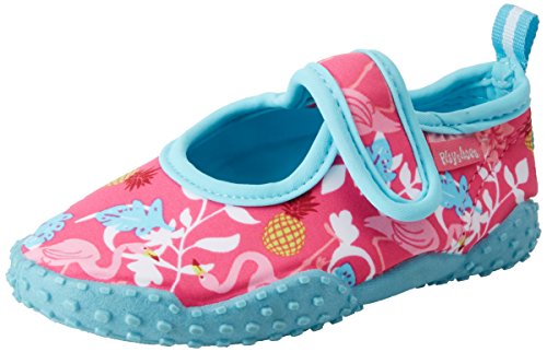 Playshoes Unisex Kinder Aquaschuhe Aqua-Schuhe Flamingo, Türkis Flamingo, 18/19 EU von Playshoes
