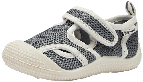 Playshoes Unisex Kinder Badeschuhe Aquaschuhe, Anthrazit Mesh, 18/19 EU von Playshoes