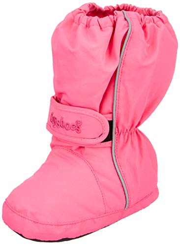 Playshoes Kinder Thermo-Bootie, warm gefütterte Krabbel-Schuhe für Jungen und Mädchen, mit Playshoes-Motiv gestickt von Playshoes