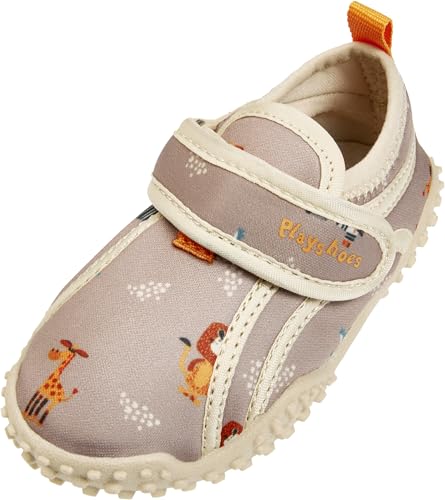 Playshoes Unisex Kinder Badeschuhe Aquaschuhe, Wildtiere, 24/25 EU von Playshoes