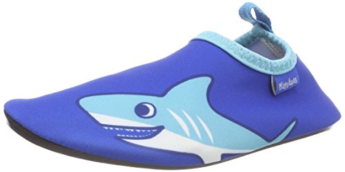 Playshoes Unisex-Kinder Badeslipper Aqua-Schuhe Hai von Playshoes