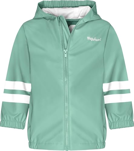 Playshoes Unisex Kinder Basic Regenjacke, Uni Grün, 92 von Playshoes