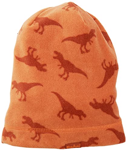 Playshoes Unisex Kinder Fleece-Mütze Wintermütze, Beanie Dinos, 49cm von Playshoes