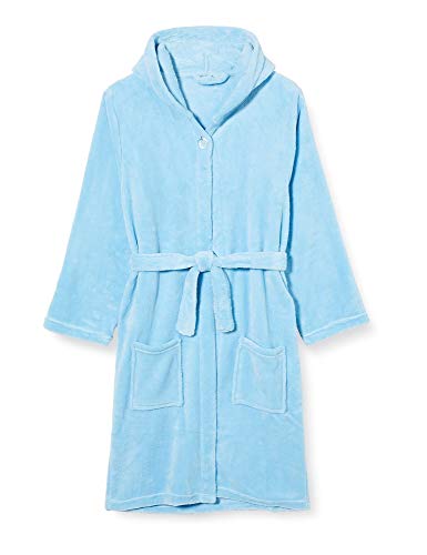 Playshoes Unisex Kinder Fleece-Bademantel Morgenmantel, bleu, 134/140 von Playshoes