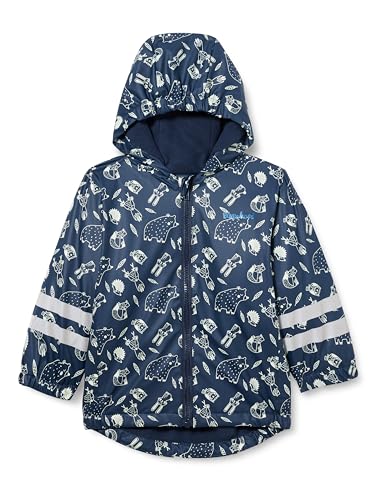 Playshoes Regenmantel Regenjacke Regenbekleidung Unisex Kinder,marine Waldtiere,104 von Playshoes