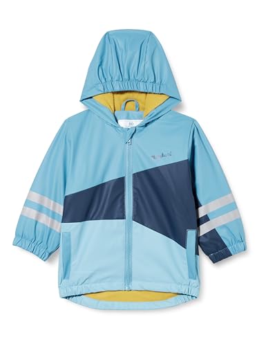 Playshoes Unisex Kinder Fleece-futter Regenmantel Regenjacke Regenbekleidung, Blau, 92 EU von Playshoes