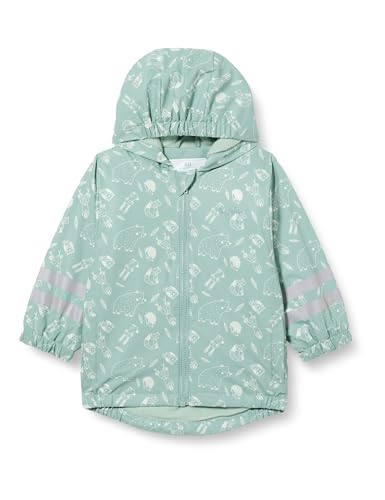 Playshoes Regenmantel Regenjacke Regenbekleidung Unisex Kinder,grün Waldtiere,128 von Playshoes