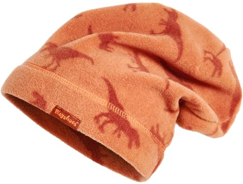 Playshoes Unisex Kinder Fleece-Mütze Wintermütze, Beanie Dinos, 49cm Playshoes Unisex Kinder Fleece-Mütze Wintermütze, Beanie Dinos, 49cm von Playshoes