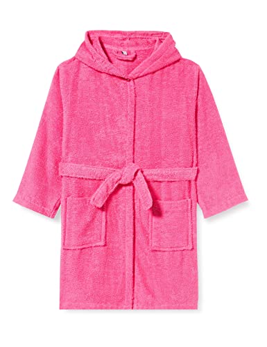 Playshoes Unisex Kinder Frottee-bademantel Morgenmantel, Rosa, 146-152 EU von Playshoes