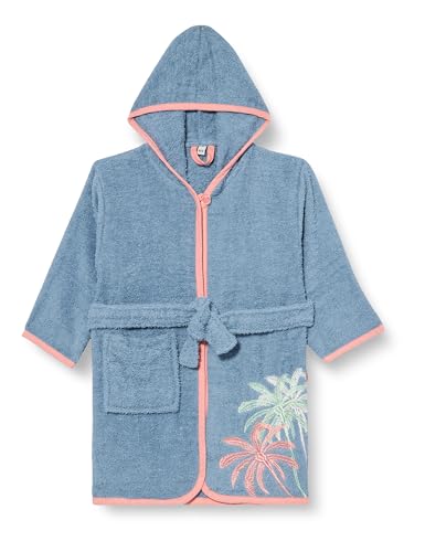 Playshoes Unisex Kinder Frottee-Bademantel Morgenmantel, Palmen, 134/140 von Playshoes