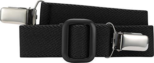 Playshoes Unisex Schnalle Zum Klipsen Elastik-Gürtel Clip Uni, Schwarz, 74-110 von Playshoes