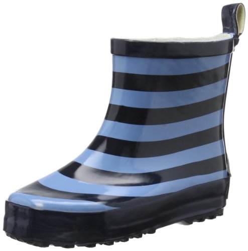 Playshoes Unisex Kinder Gummistiefel Halbschaft Regenstiefel, Ringel, 27 EU von Playshoes