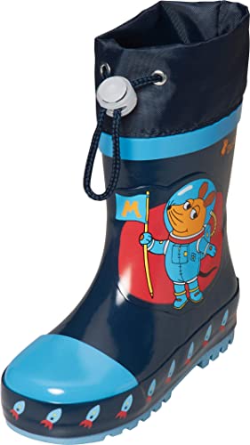 Playshoes Kinder Gummistiefel aus Naturkautschuk, trendige Unisex Regenstiefel mit Reflektoren, Die Maus Weltraum, 26/27 EU Playshoes Kinder Gummistiefel aus Naturkautschuk, trendige Unisex Regenstiefel mit Reflektoren, Die Maus Weltraum, 26/27 EU von Playshoes