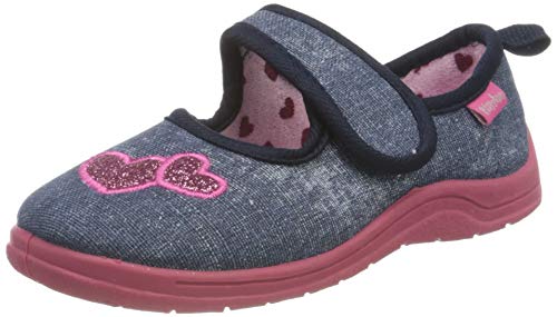 Playshoes Unisex Kinder Hausschuhe, Herz, 30/31 EU von Playshoes