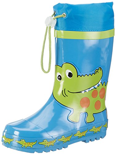 Playshoes Unisex Kinder Krokodil Gummistiefel, Krokodil, 24/25 EU von Playshoes