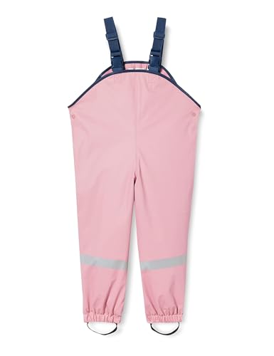 Playshoes Unisex Kinder Matschhose Regenlatzhose Ungefüttert Wind-und wasserdichte Regenhose Regenbekleidung, rosa Pastell, 116 von Playshoes