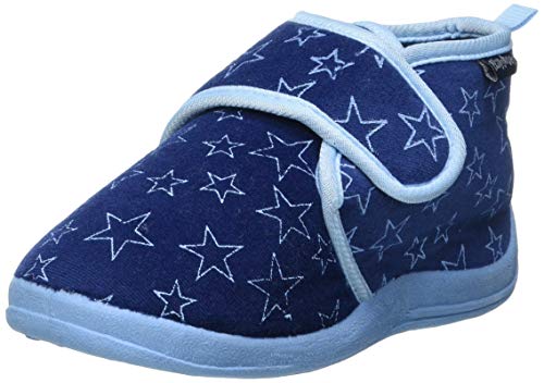 Playshoes Unisex-Kinder Pastell Hausschuh, Blau (marine 11), 24/25 EU, 201766 von Playshoes