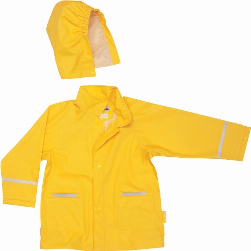 Playshoes Wind- und wasserdicht Regenmantel Regenbekleidung Unisex Kinder,Gelb,104 von Playshoes