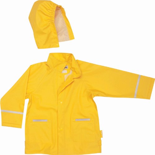 Playshoes Wind- und wasserdicht Regenmantel Regenbekleidung Unisex Kinder,Gelb,128 von Playshoes