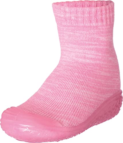 Playshoes Unisex-Kinder Socke gestrickt Hohe Hausschuhe, Pink (Rosa 14), 26/27 EU, 202101 von Playshoes
